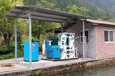 Système d’oxygène industriel pour une entreprise d’aquaculture en Arabie saoudite