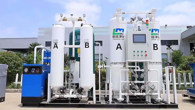 Station de remplissage d’oxygène